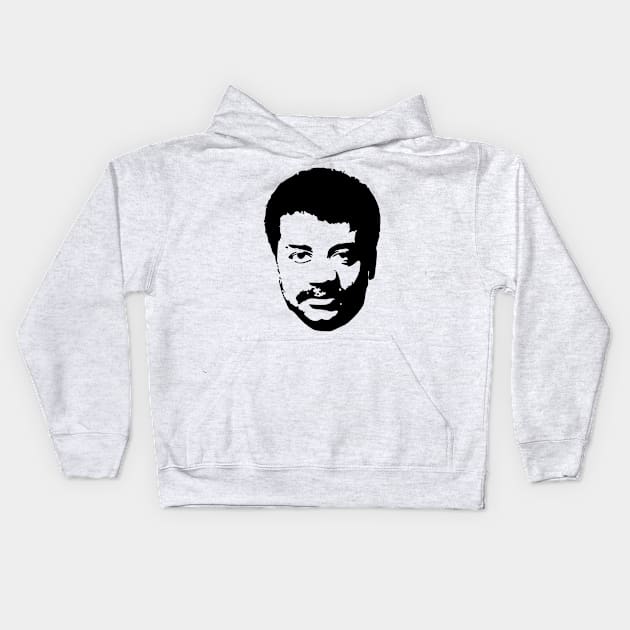 Neil Degrasse Tyson Kids Hoodie by Nerd_art